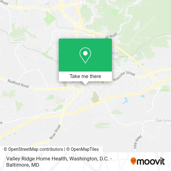 Valley Ridge Home Health map