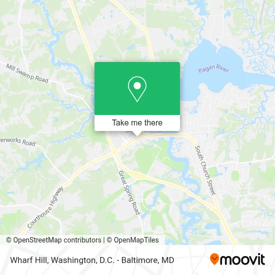 Wharf Hill map