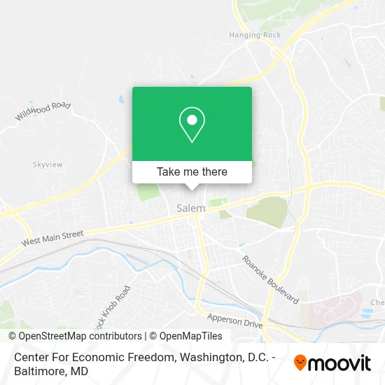 Center For Economic Freedom map