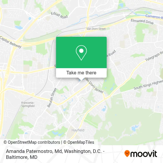 Amanda Paternostro, Md map