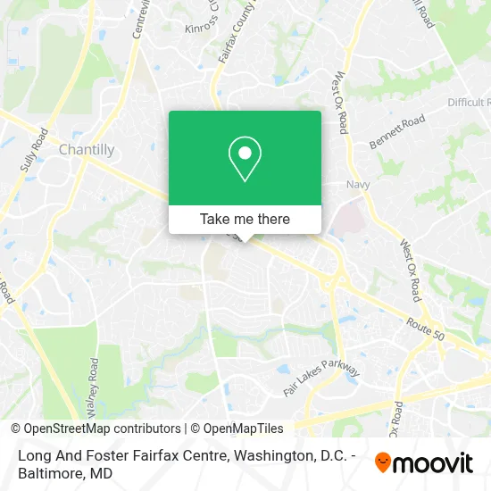 Long And Foster Fairfax Centre map
