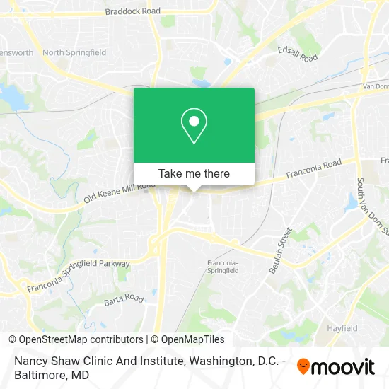 Nancy Shaw Clinic And Institute map