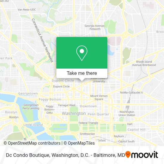 Dc Condo Boutique map