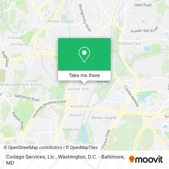 Codago Services, Llc. map