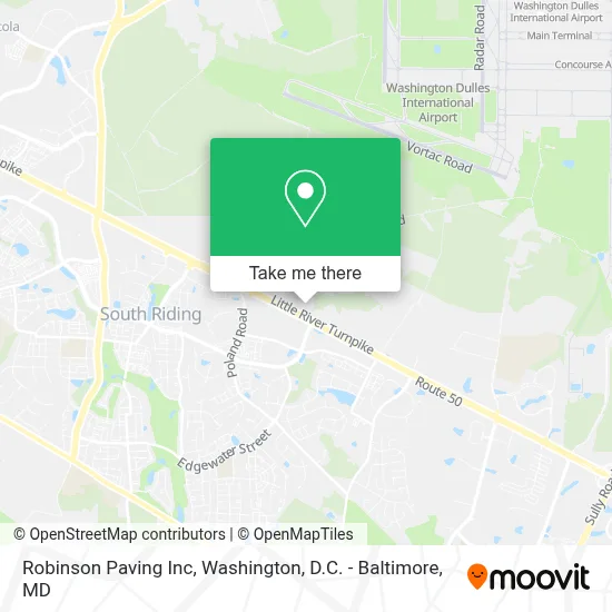 Robinson Paving Inc map