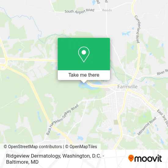 Ridgeview Dermatology map