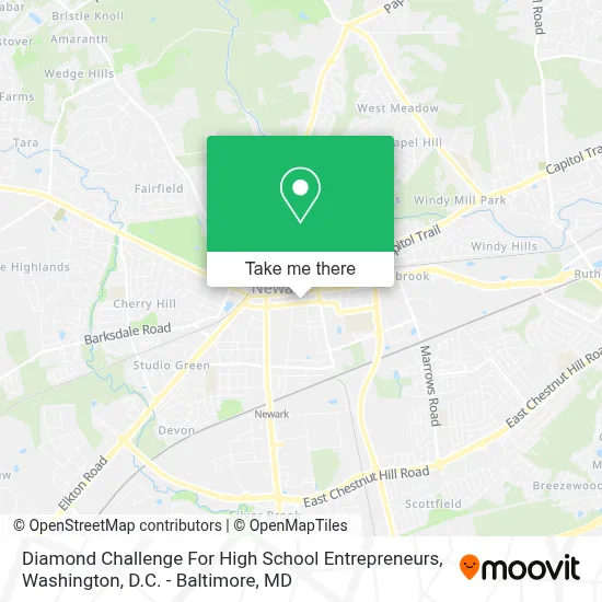 Diamond Challenge For High School Entrepreneurs map