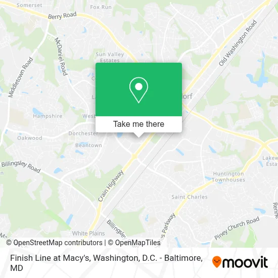 Finish Line at Macy's map