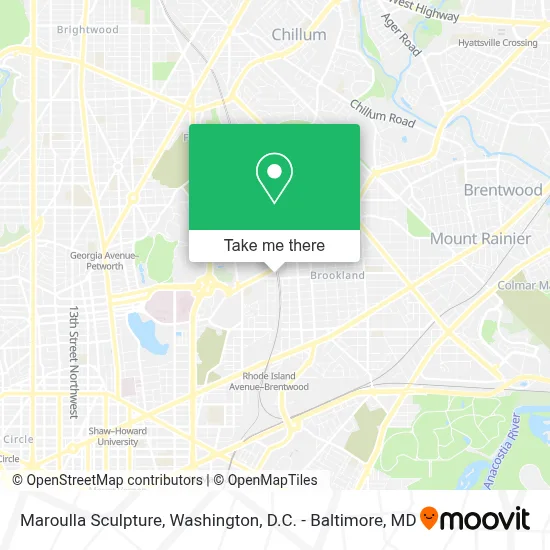 Maroulla Sculpture map