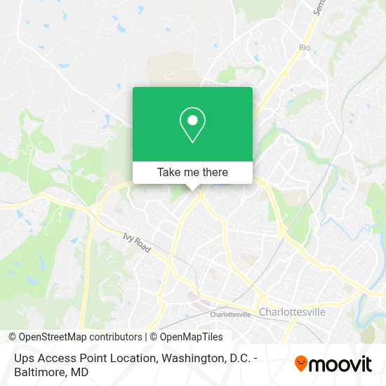 Ups Access Point Location map