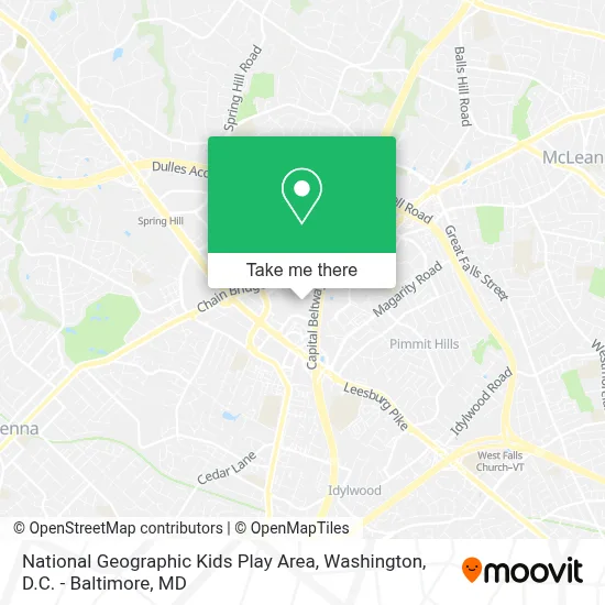 National Geographic Kids Play Area map