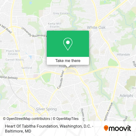 Heart Of Tabitha Foundation map
