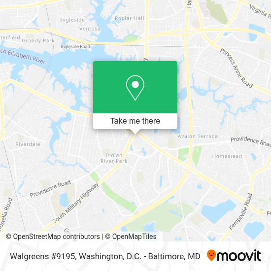 Walgreens #9195 map