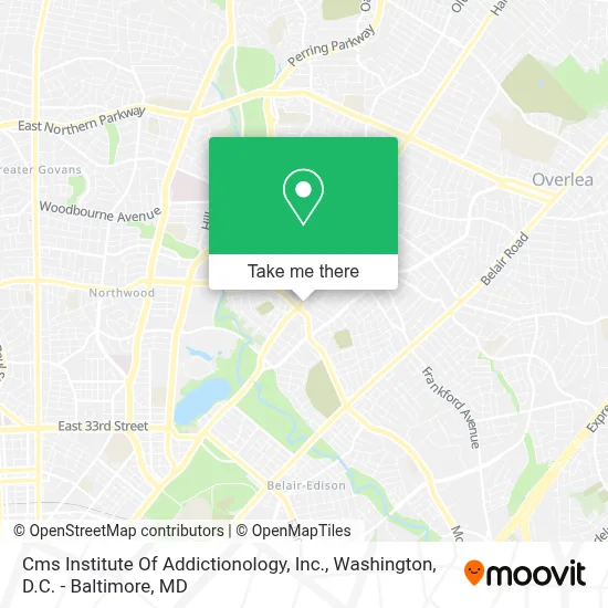 Cms Institute Of Addictionology, Inc. map