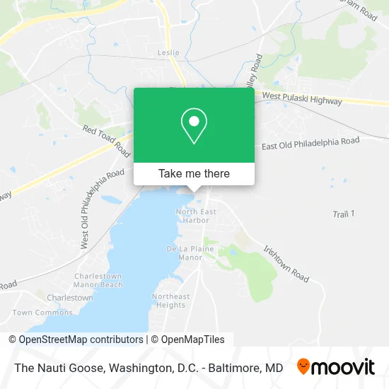 The Nauti Goose map