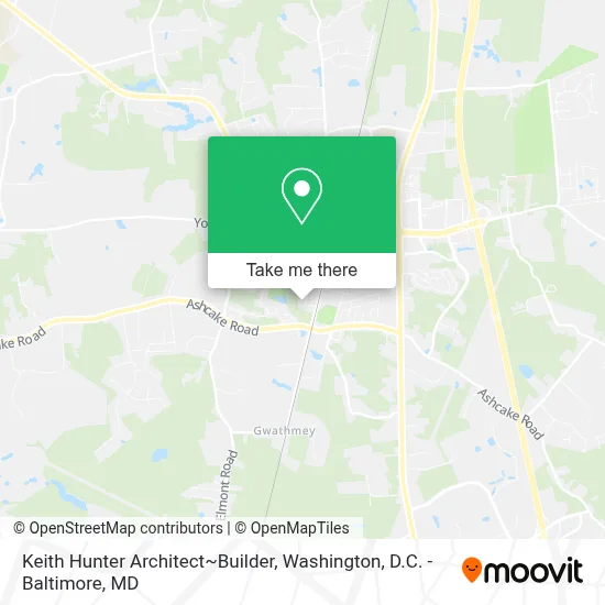 Keith Hunter Architect~Builder map