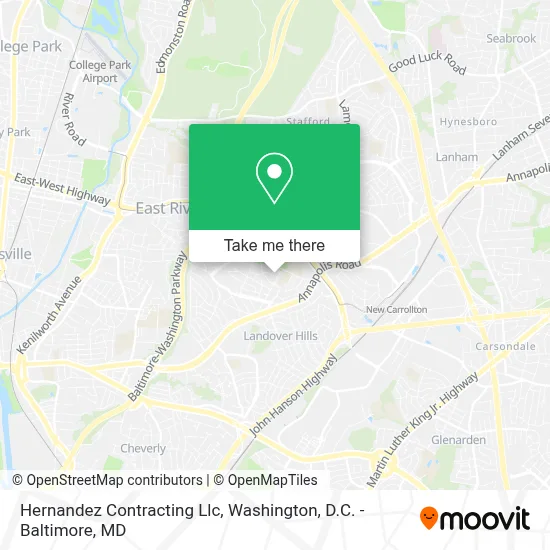 Hernandez Contracting Llc map