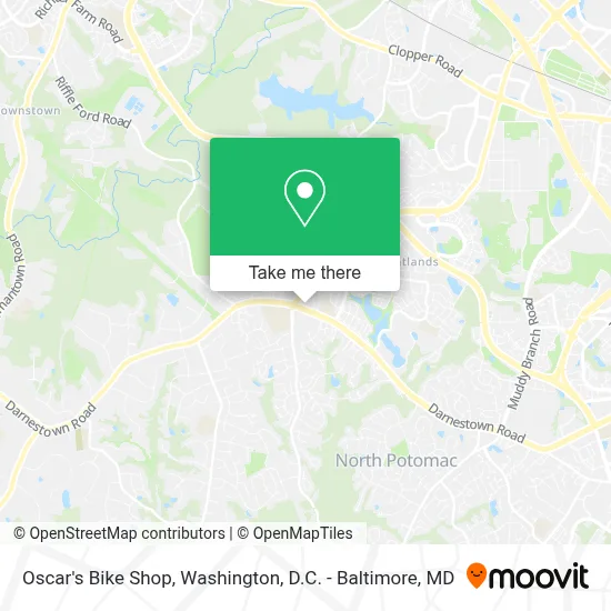 Oscar's Bike Shop map