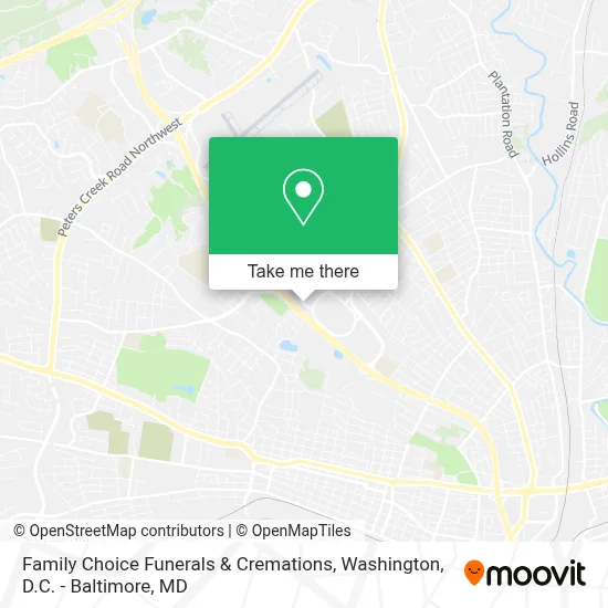 Family Choice Funerals & Cremations map