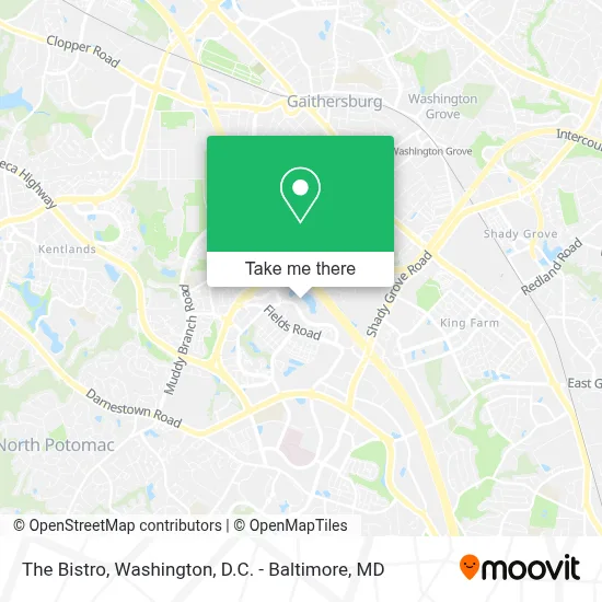 The Bistro map