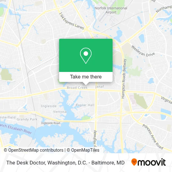The Desk Doctor map