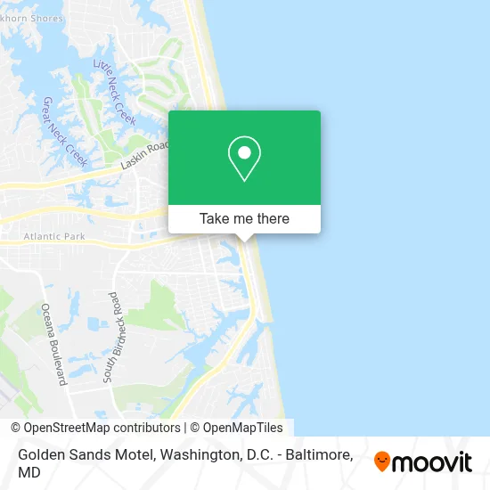 Golden Sands Motel map