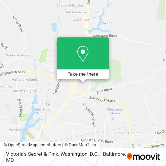 Victoria's Secret & Pink map