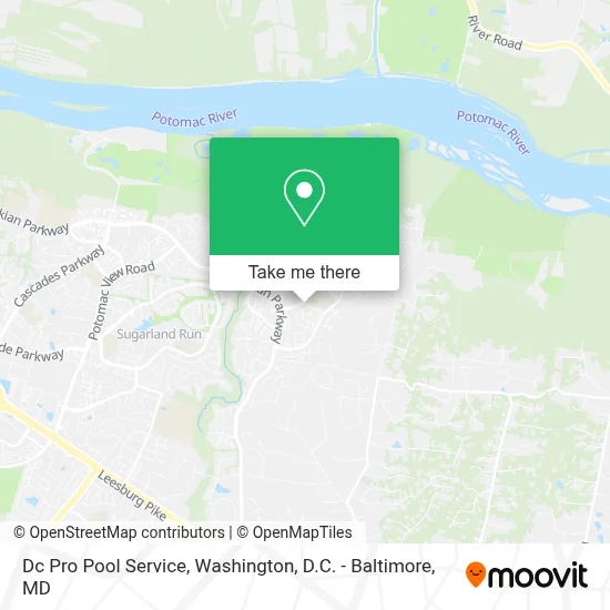 Dc Pro Pool Service map