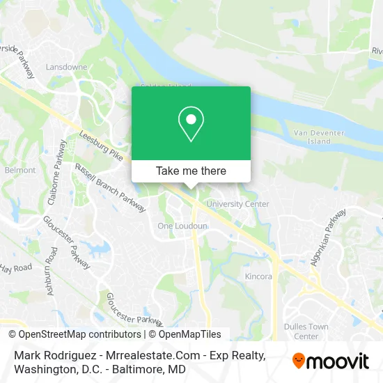 Mark Rodriguez - Mrrealestate.Com - Exp Realty map