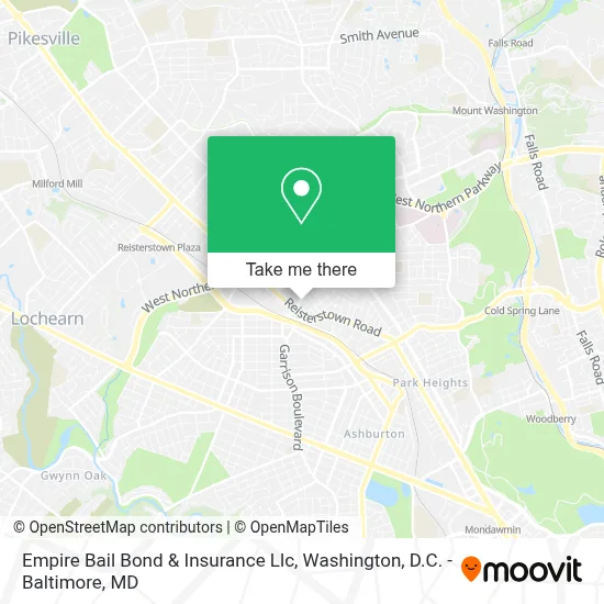 Empire Bail Bond & Insurance Llc map