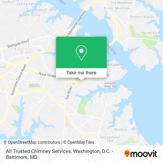 All Trusted Chimney Services map