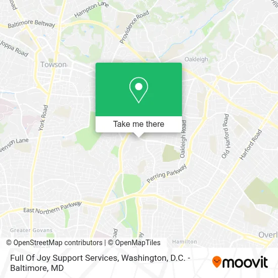 Full Of Joy Support Services map