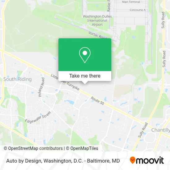Auto by Design map