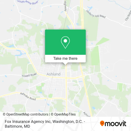 Fox Insurance Agency Inc map