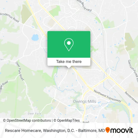 Rescare Homecare map