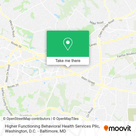 Higher Functioning Behavioral Health Services Pllc map