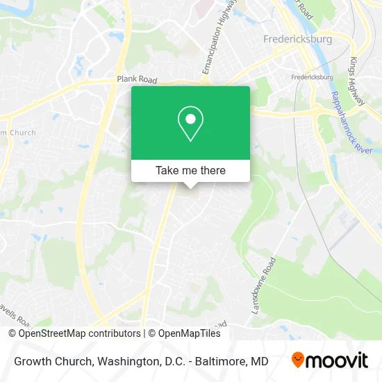 Growth Church map