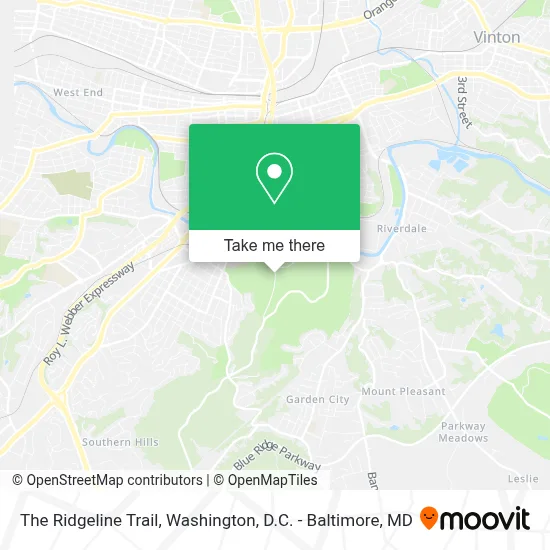 The Ridgeline Trail map