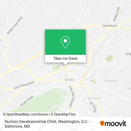 Nurtury Developmental Child map