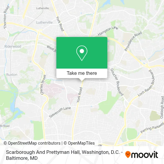 Scarborough And Prettyman Hall map