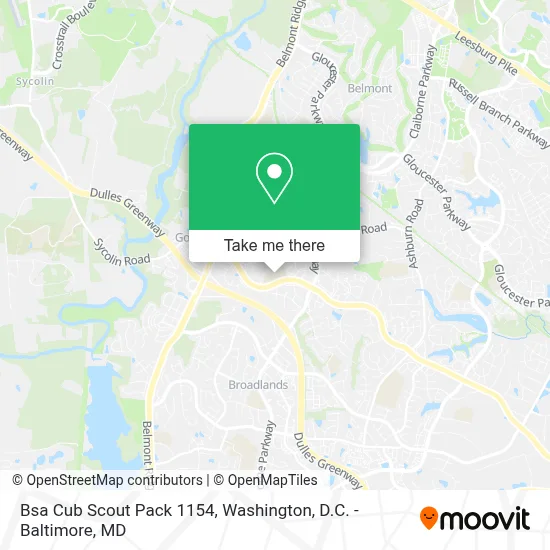 Bsa Cub Scout Pack 1154 map