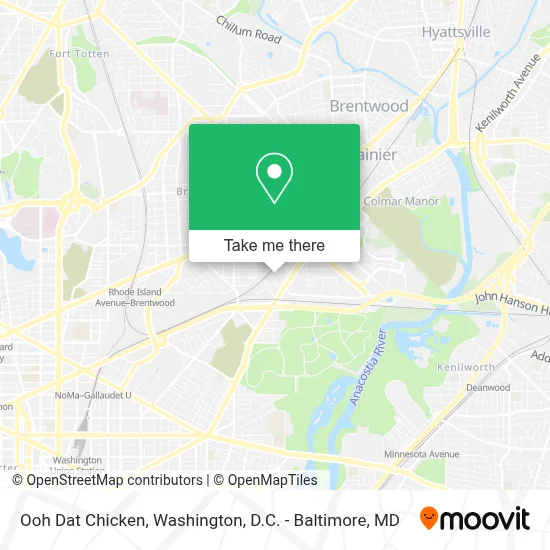 Ooh Dat Chicken map