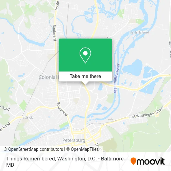 Things Remembered map