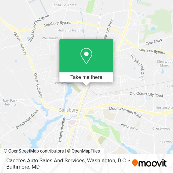 Caceres Auto Sales And Services map