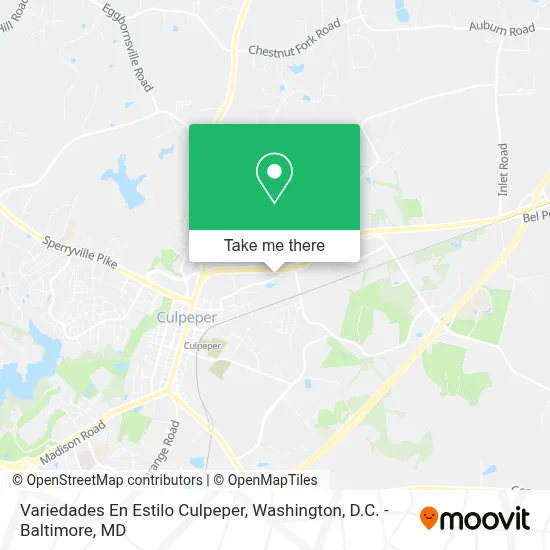 Variedades En Estilo Culpeper map