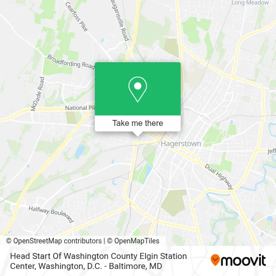 Head Start Of Washington County Elgin Station Center map