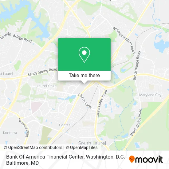 Bank Of America Financial Center map