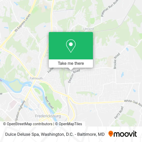 Dulce Deluxe Spa map