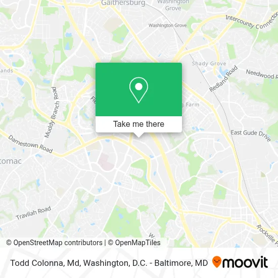 Todd Colonna, Md map