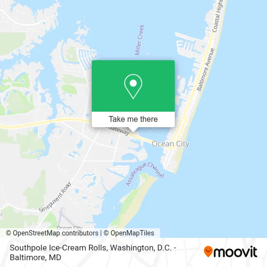 Southpole Ice-Cream Rolls map